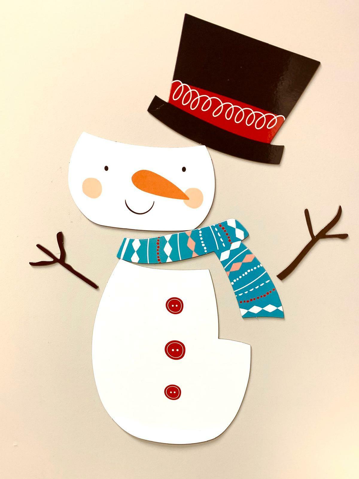 Beclen Harp Santa Reindeer Christmas Fridge Refrigerator Magnet Freezer Xmas Decoration Fun