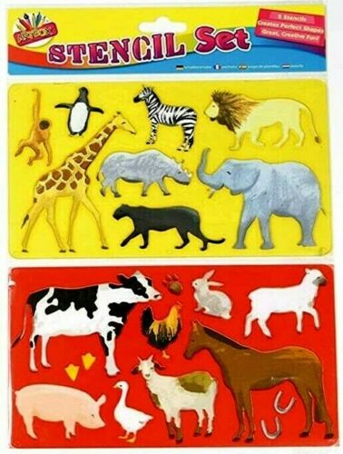 Beclen Harp Stencil Set Letters Alphabet Craft Numbering Signs Perfect Text Unicorn Dinosaur