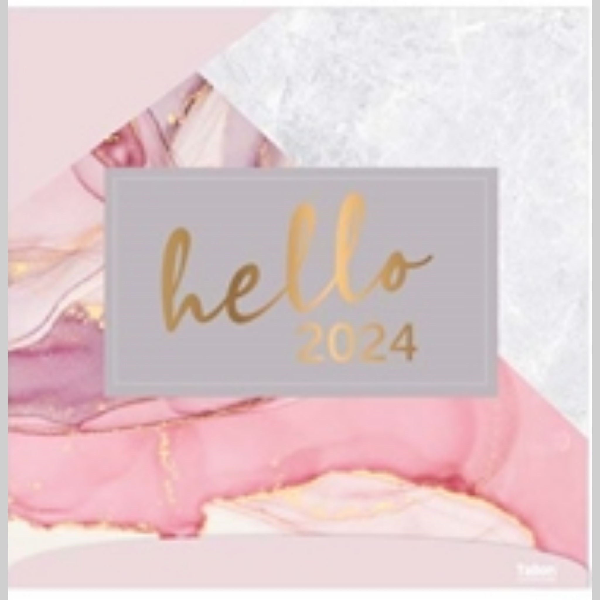 Beclen Harp 2024 Large Square Spiral Bound Calendar Month To View Office Home Family Wall Planner Hello, Best Year Ever