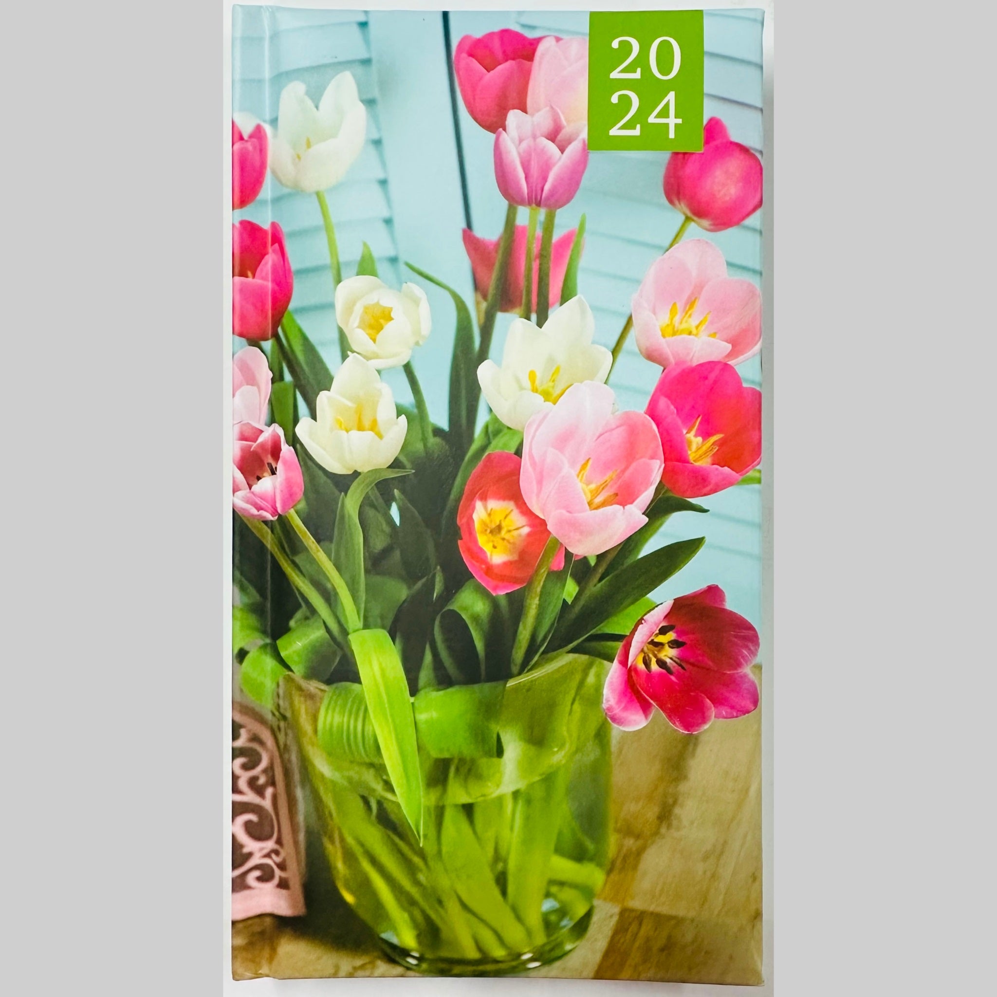 Beclen Harp 2024 Slim Size Hardback Planner Organiser Diary Week To View/ WTV Easy To Go Full Year Diary
