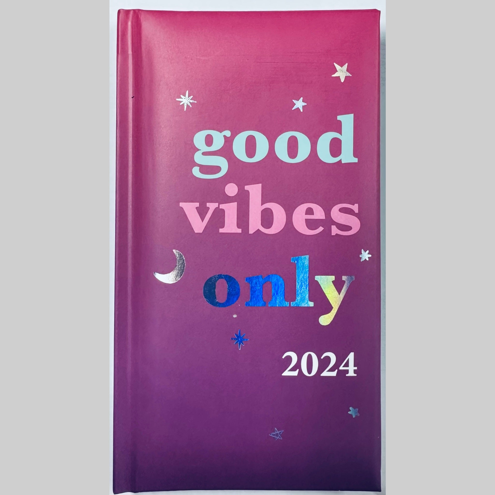Beclen Harp 2024 Slim Size Hardback Planner Organiser Diary Week To View/ WTV Easy To Go Full Year Diary