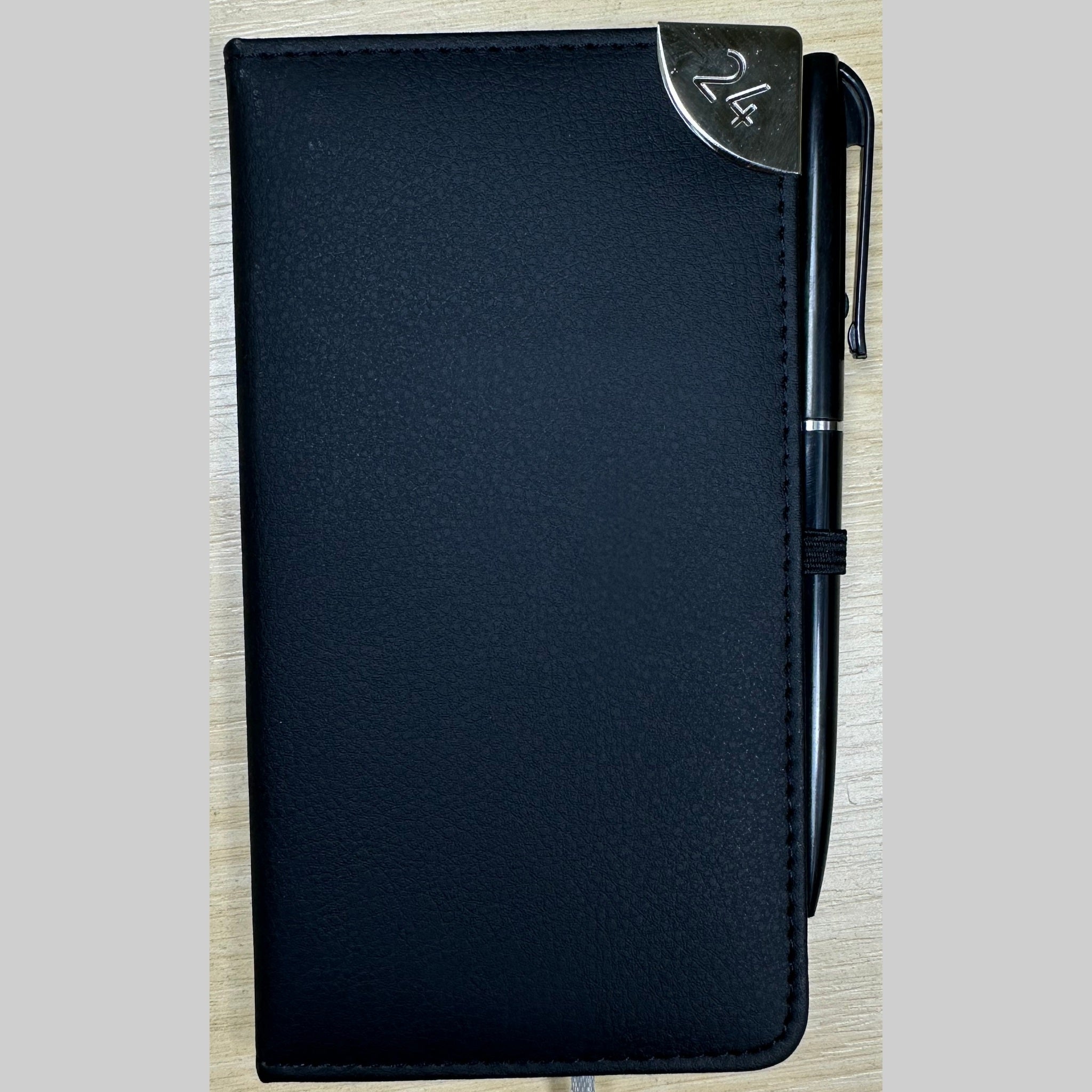 Beclen Harp 2024 Slim Size Hardback Planner Organiser Diary Week To View/ WTV Easy To Go Full Year Diary