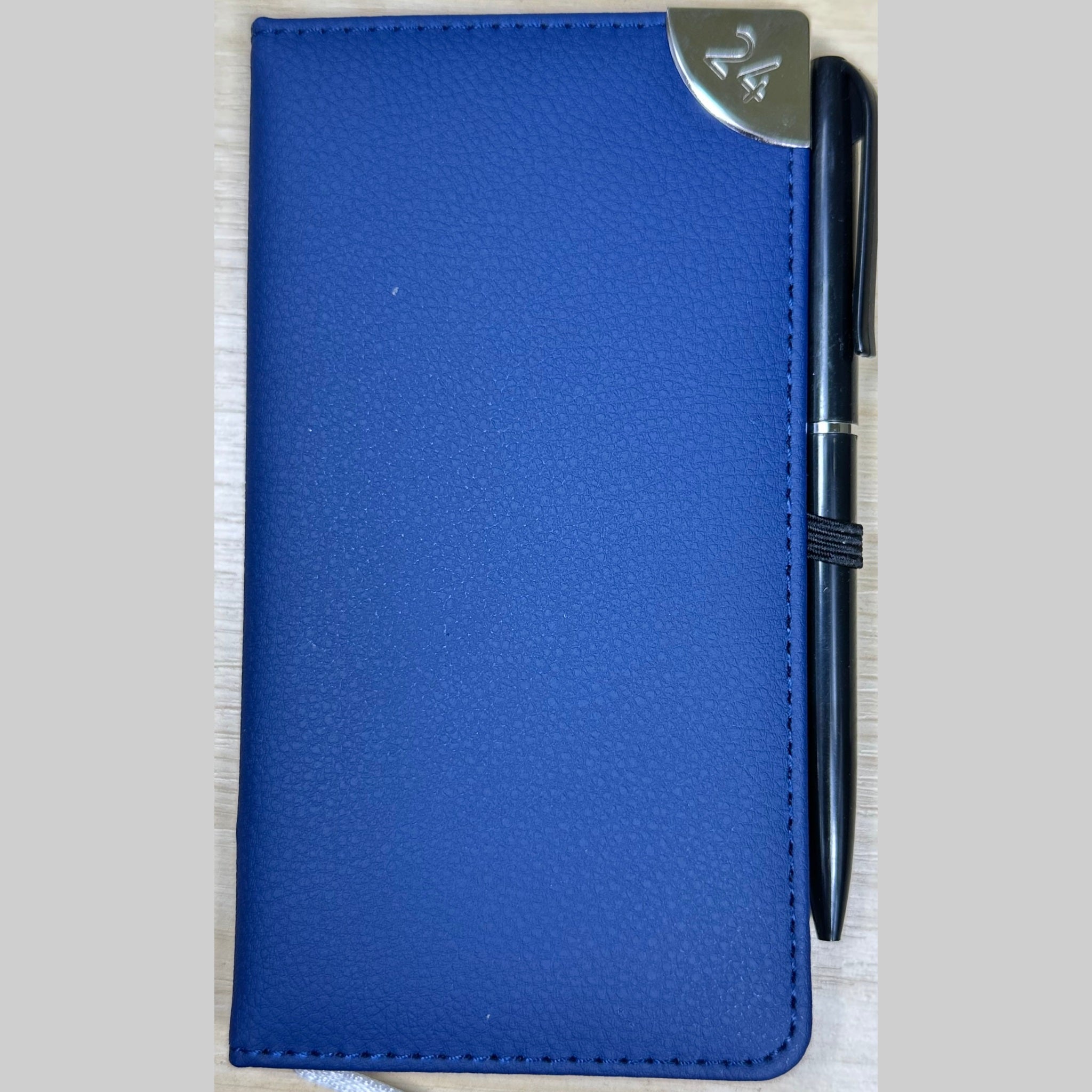 Beclen Harp 2024 Slim Size Hardback Planner Organiser Diary Week To View/ WTV Easy To Go Full Year Diary