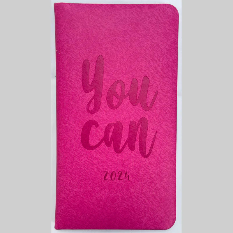 Beclen Harp 2024 Slim Size Hardback Planner Organiser Diary Week To View/ WTV Easy To Go Full Year Diary