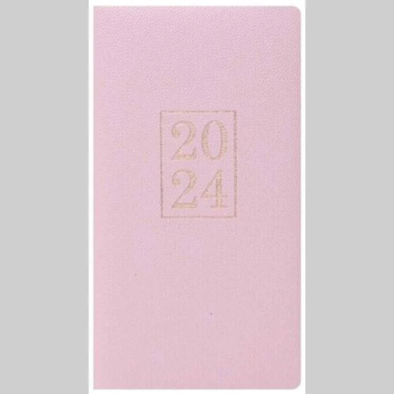 Beclen Harp 2024 Slim Size Hardback Planner Organiser Diary Week To View/ WTV Easy To Go Full Year Diary
