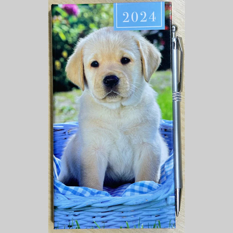 Beclen Harp 2024 Slim Size Hardback Planner Organiser Diary Week To View/ WTV Easy To Go Full Year Diary