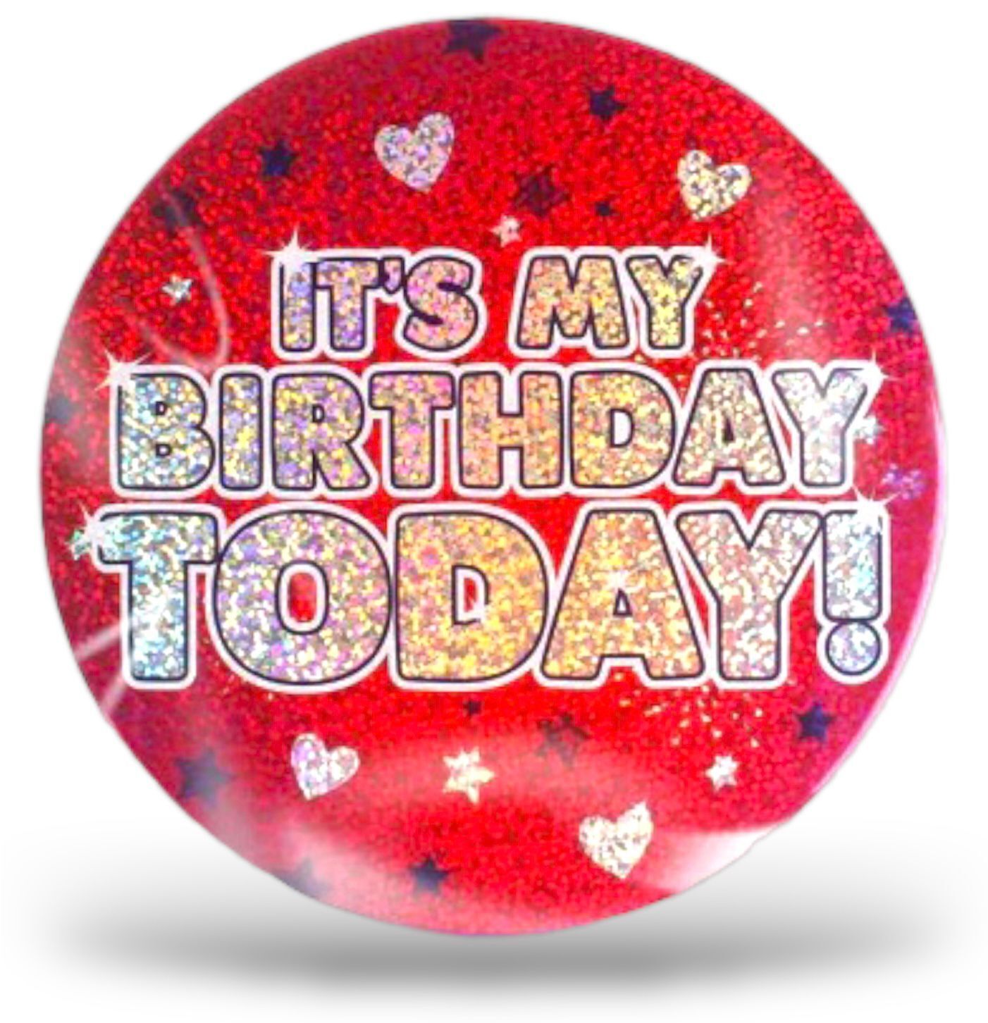 Beclen Harp Its My Birthday Badge All Ages Happy Birthday Jumbo 6'' Male Female Boys Girls