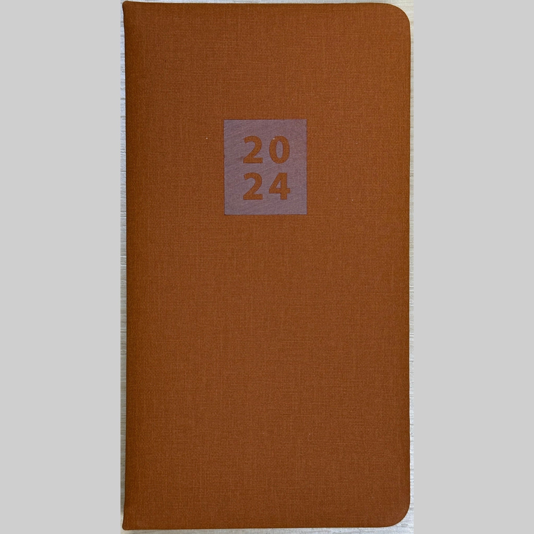Beclen Harp 2024 Slim Size Hardback Planner Organiser Diary Week To View/ WTV Easy To Go Full Year Diary