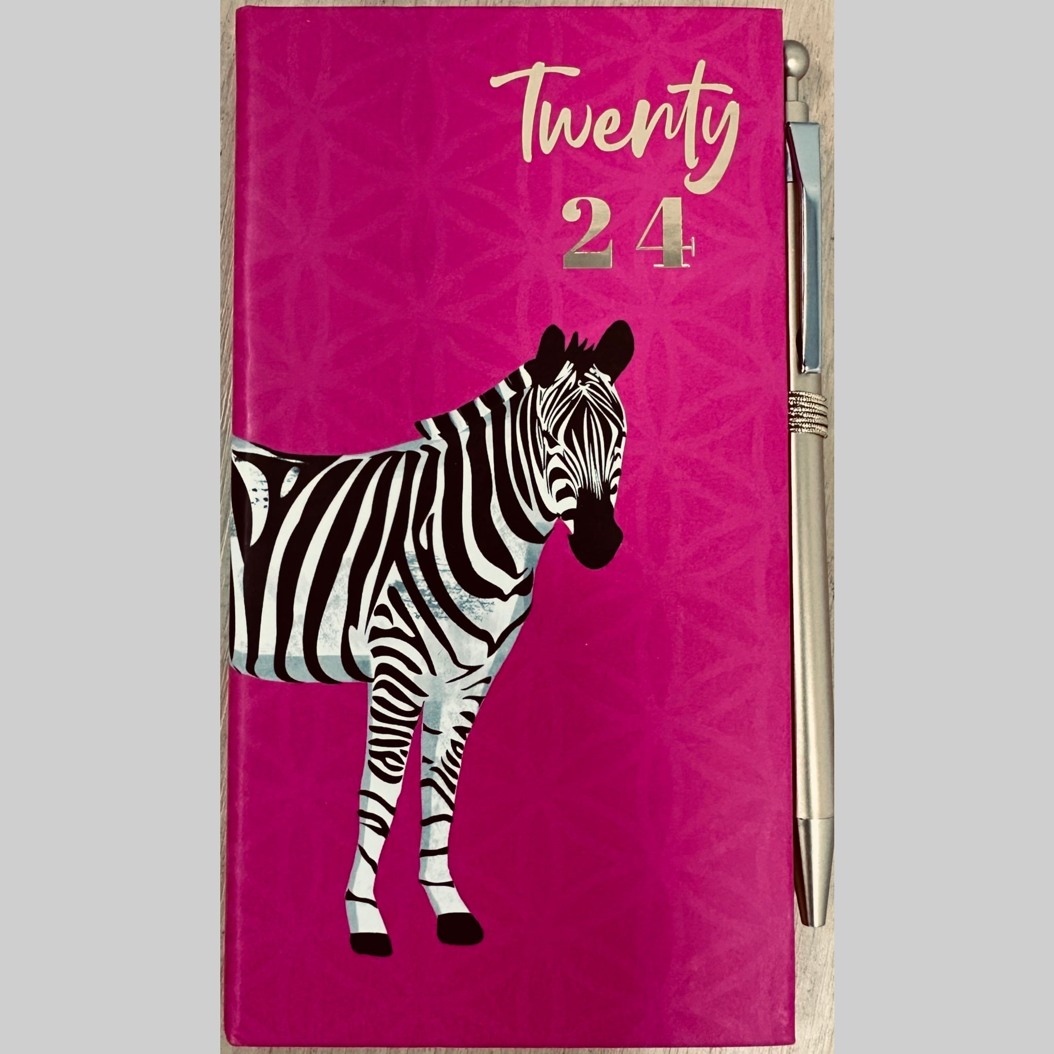 Beclen Harp 2024 Slim Size Hardback Planner Organiser Diary Week To View/ WTV Easy To Go Full Year Diary