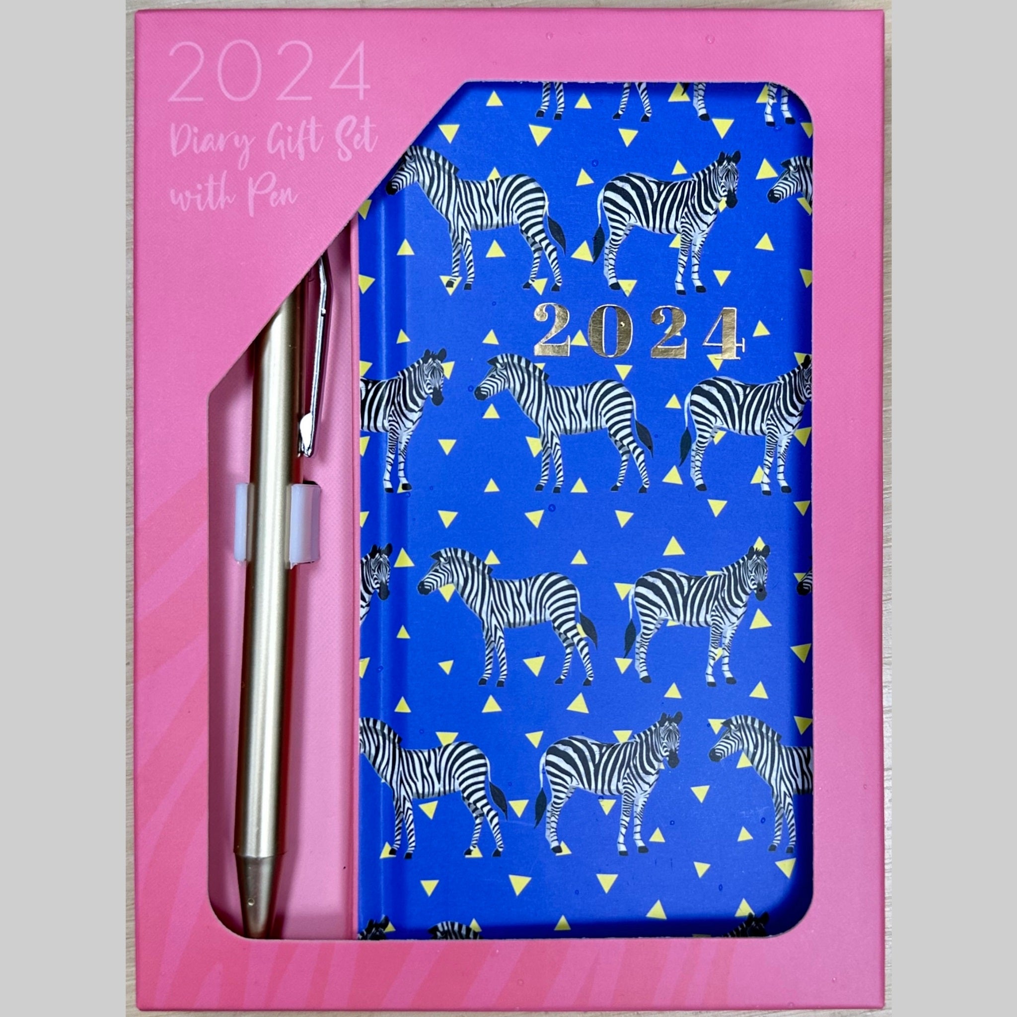 Beclen Harp 2024 Slim Size Hardback Planner Organiser Diary Week To View/ WTV Easy To Go Full Year Diary