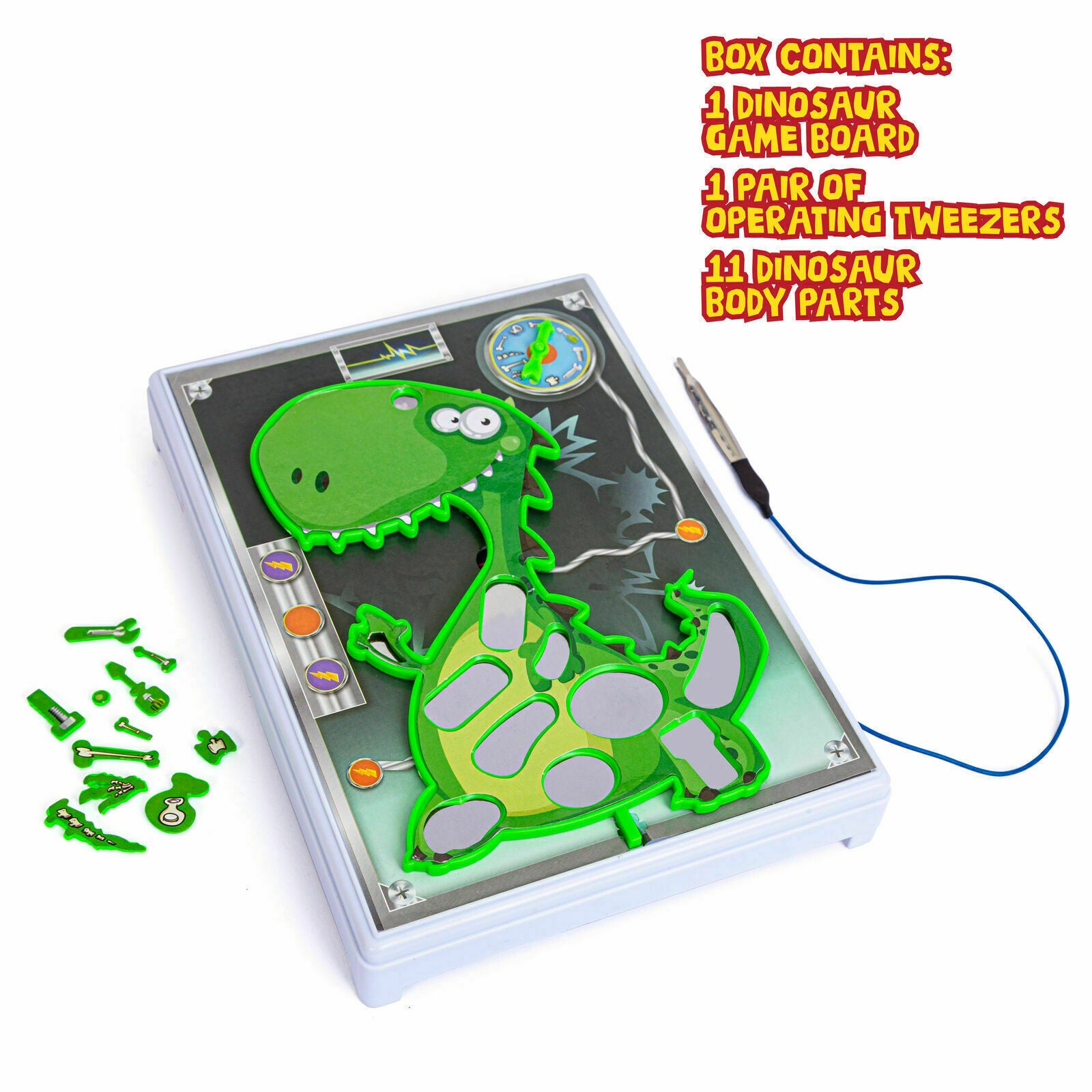 Beclen Harp Dinosaur Operation T-Rex Emergency Room Electronic Kids Family Fun Board Game