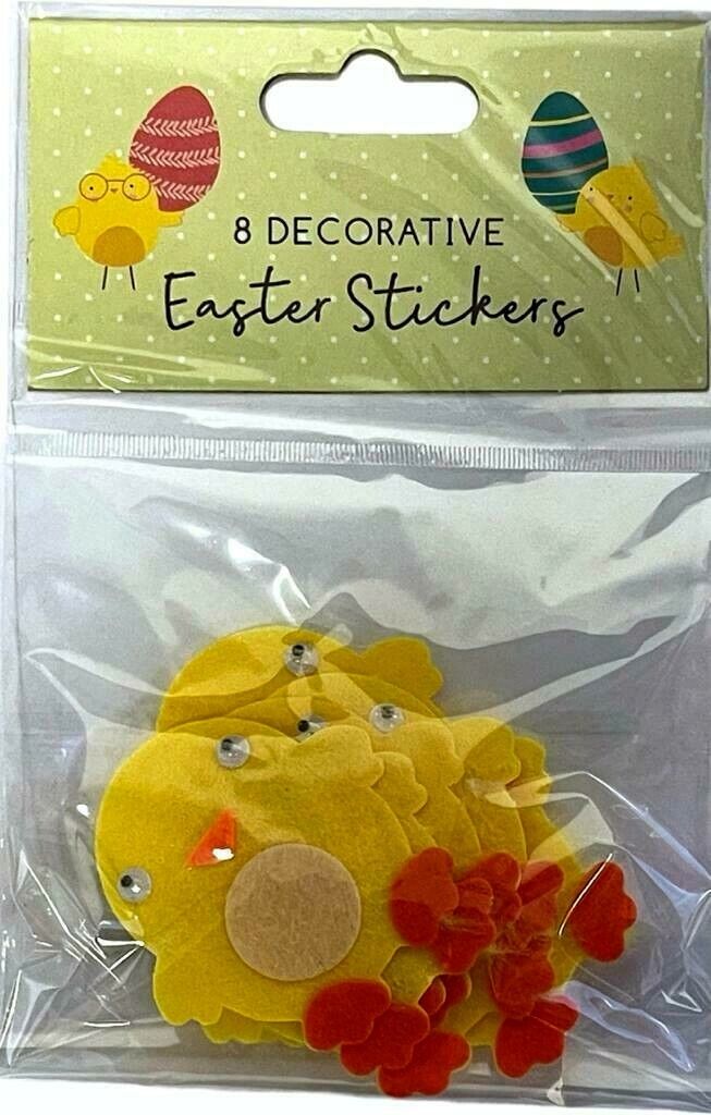 Beclen Harp 🐣Easter Bonnet Card Decoration Felt Embellishments Art Craft Egg Chick 8pcs Set