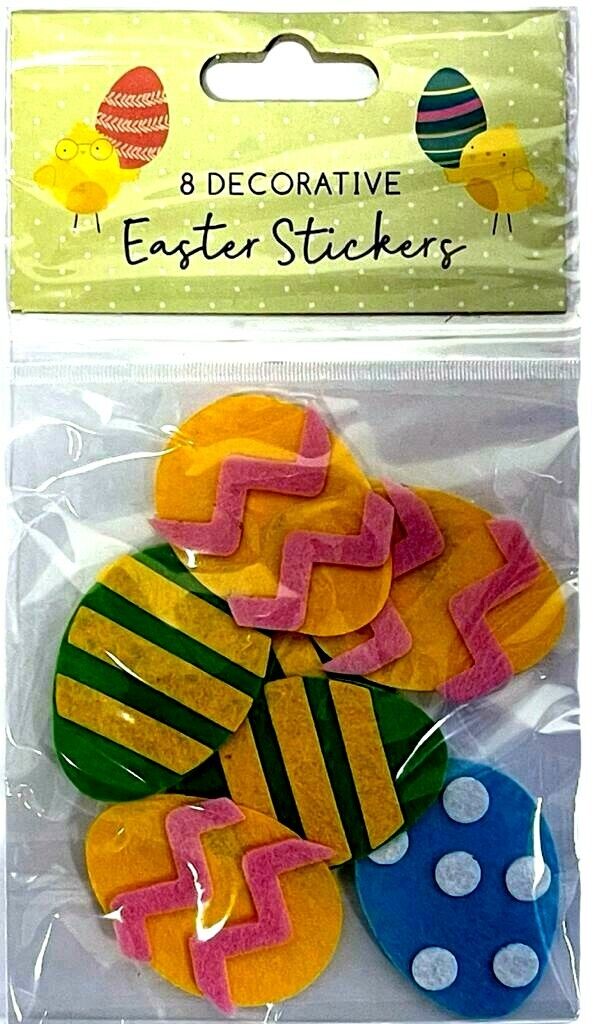 Beclen Harp 🐣Easter Bonnet Card Decoration Felt Embellishments Art Craft Egg Chick 8pcs Set