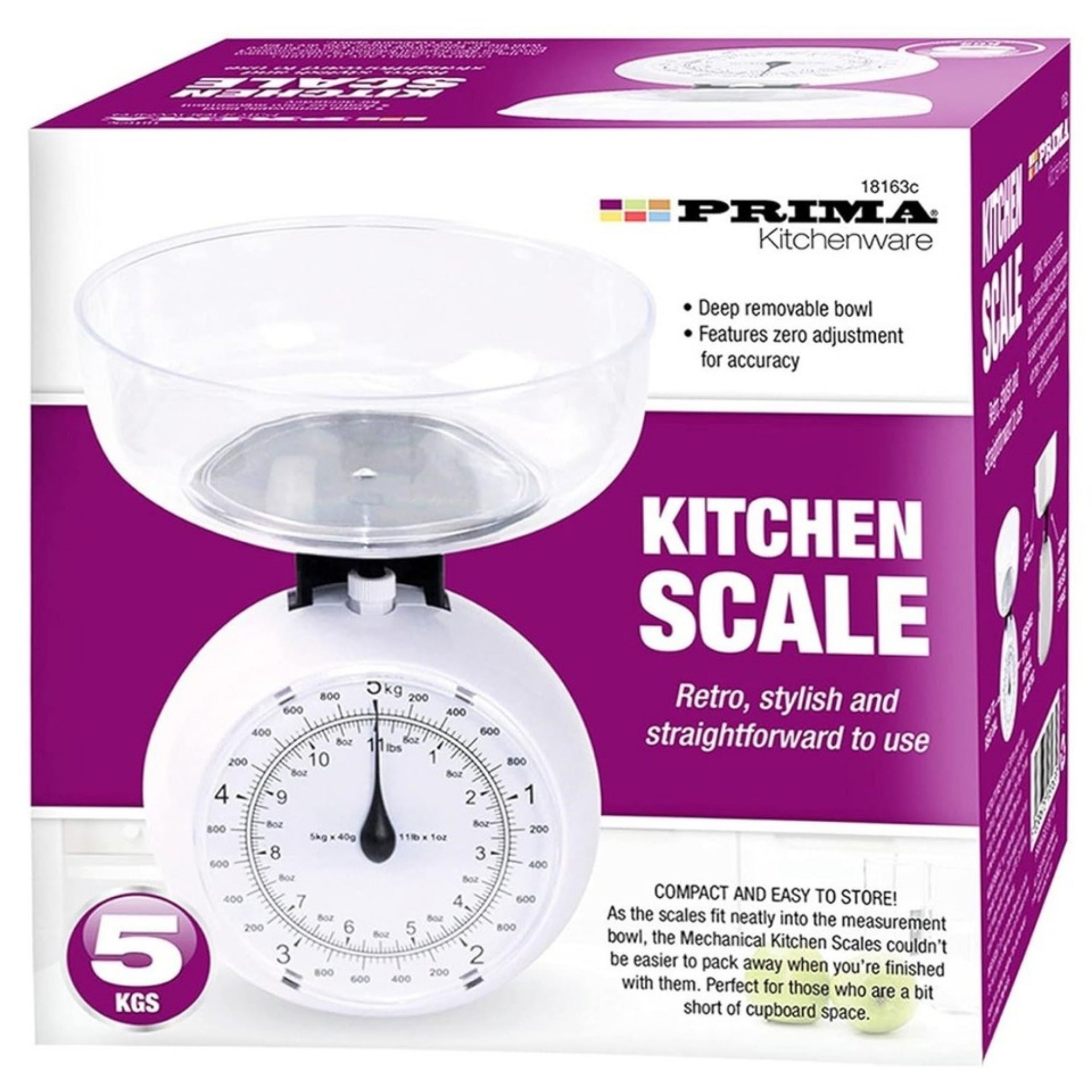 Beclen Harp 5KG Vintage MANUAL Kitchen Scales TRADITIONAL Home Food WEIGHING PLASTIC Bowl UK Best Seller Free Shipping