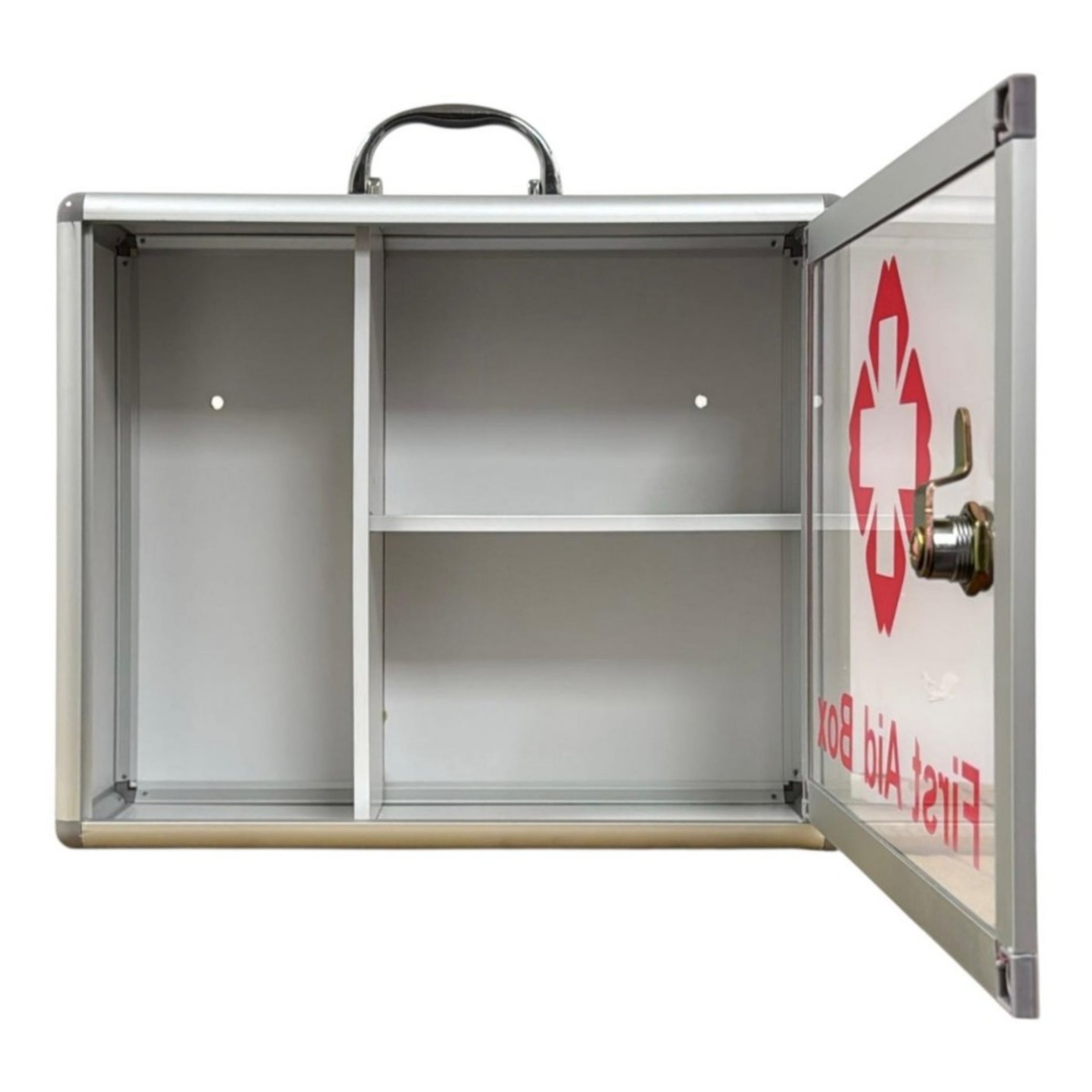 BECLEN HARP MEDICAL CABINET FIRST AID WALL MOUNTED MEDICINE BOX LOCKABLE WITH 2 KEYS NEW UK FREE SHIPPING