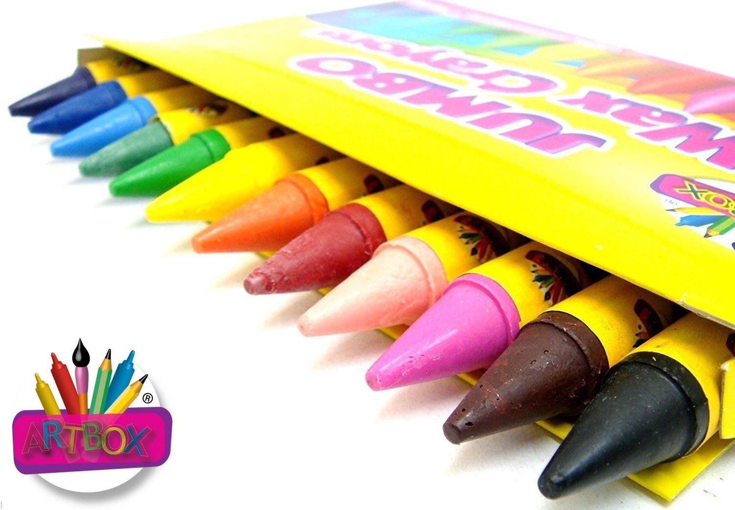 Jumbo Crayons All-In-One Crayon 8 Colors,Kids Art Supplies Suitable for Toddlers Kids Children Adults Painting Crayon Crafts Art Painting Coloring