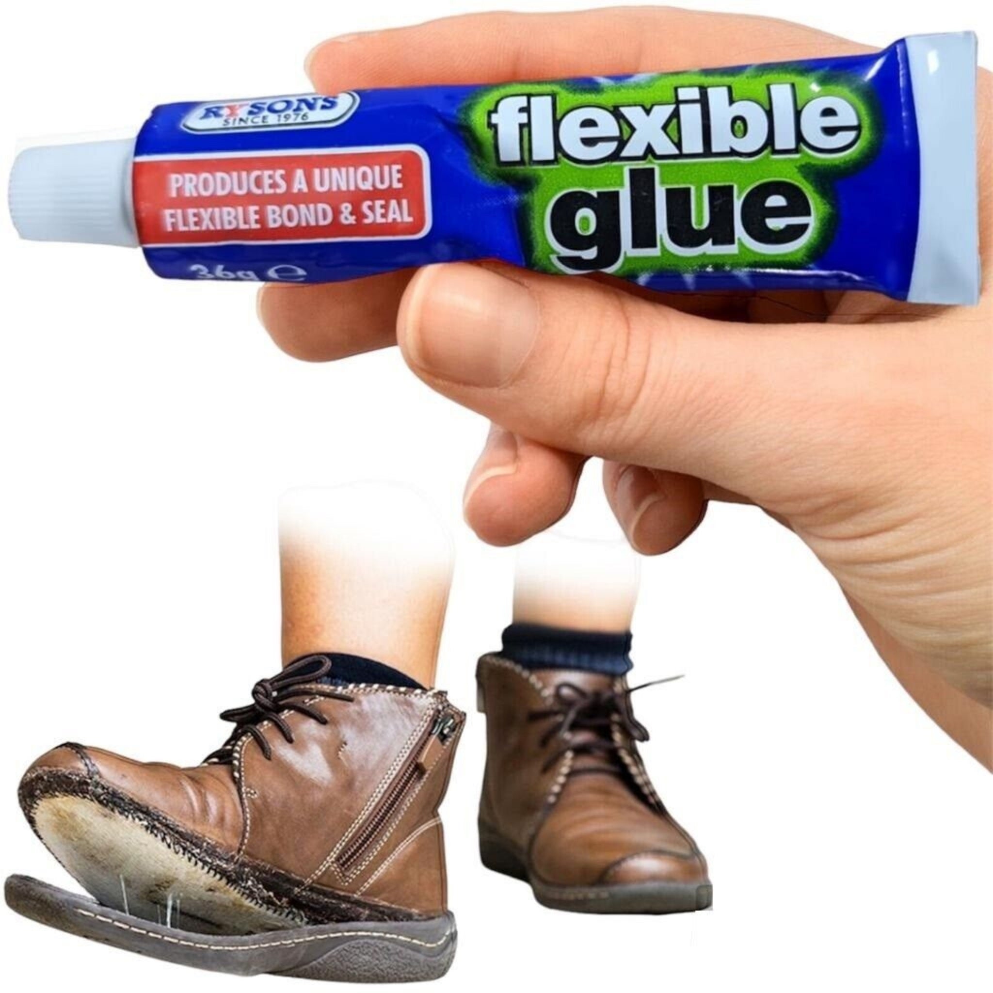 3 Pack Shoe Glue Sole Repair Repair Adhesive for SneakerLeather