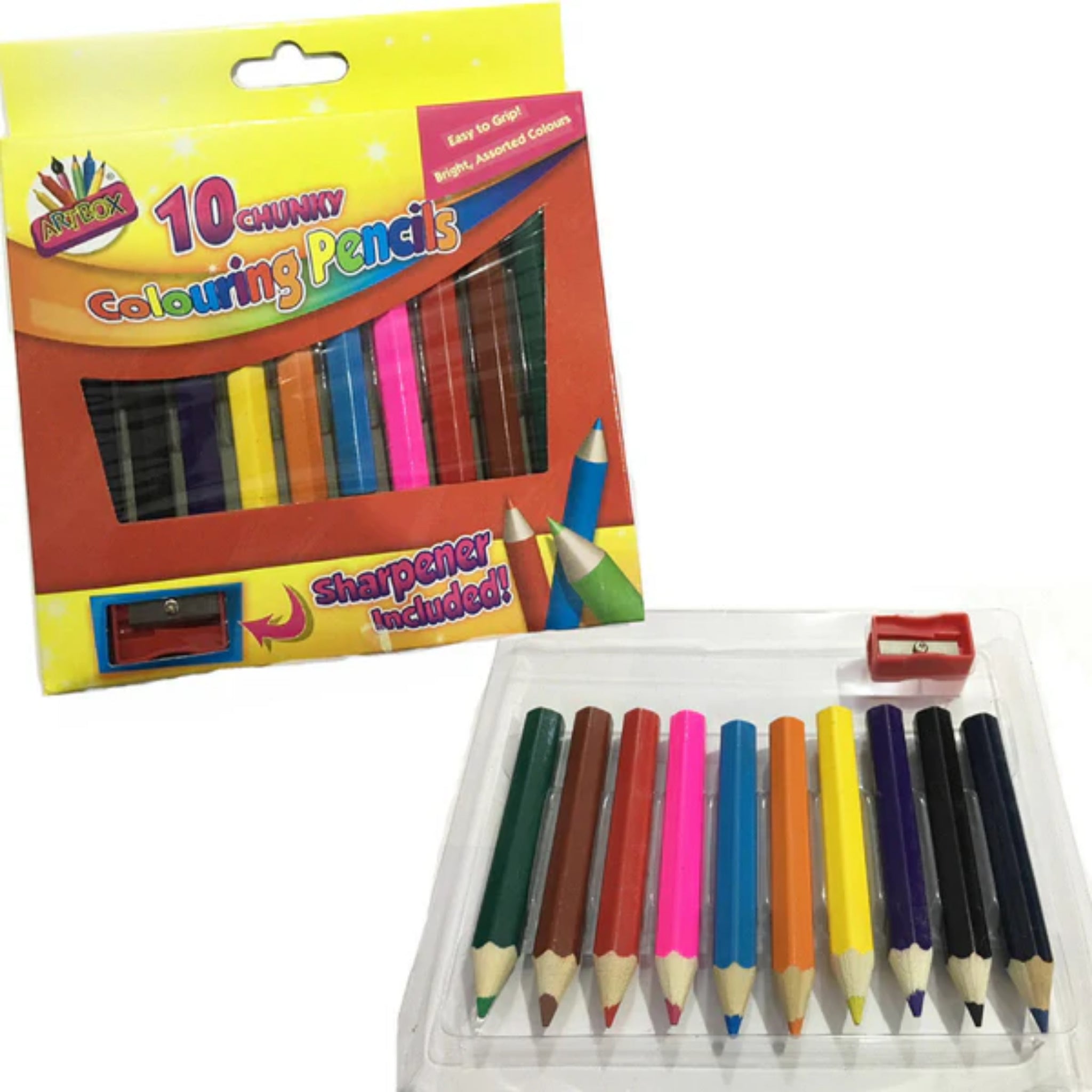 Glitter Colored Pencils Wood Bright Pencils Colorful Round Pencils with Top Eraser and Pencil Sharpeners for Coloring Book Art Craft(34 Pieces)