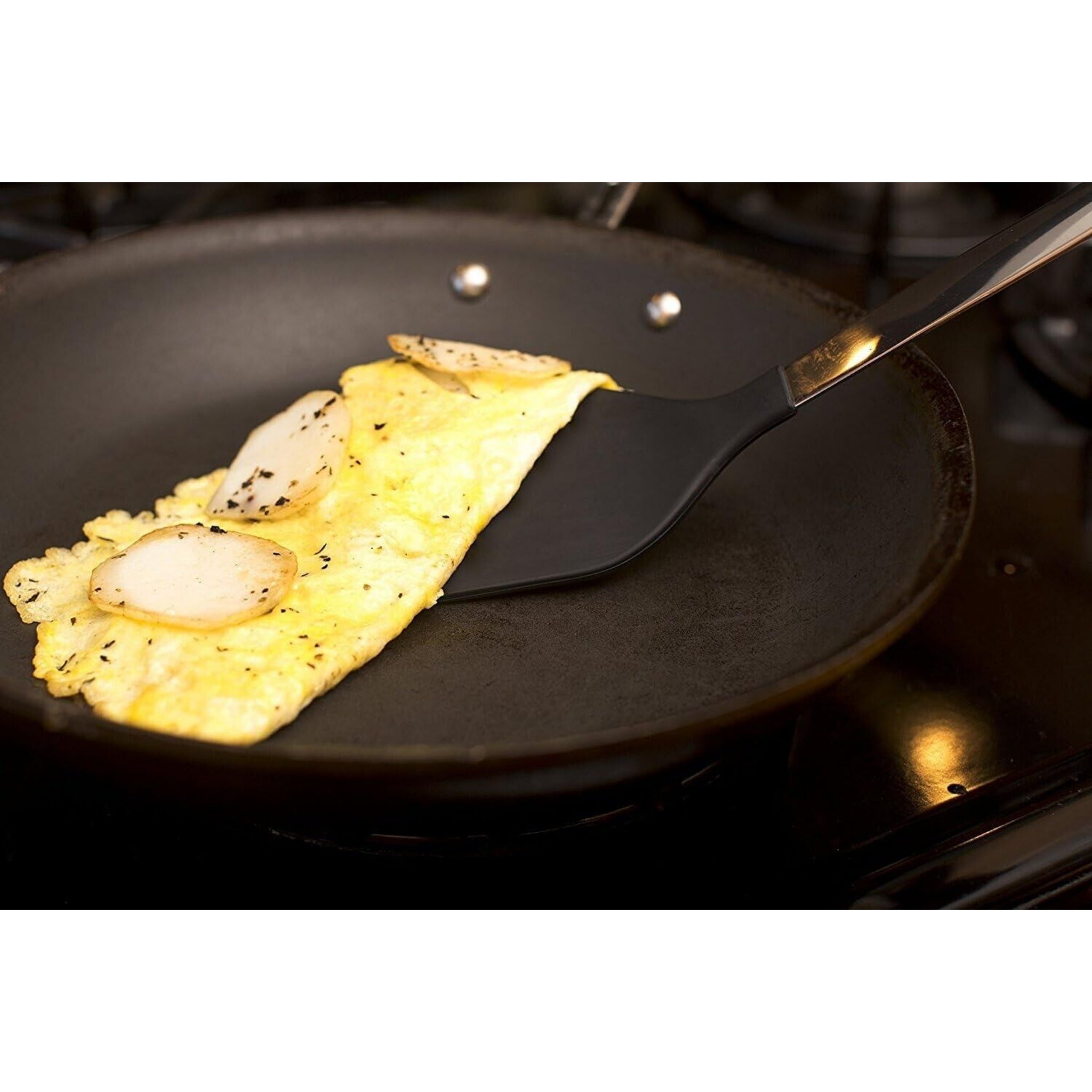 Kitchen Cooking Non-stick HeatResistant Slotted Pancake Turner