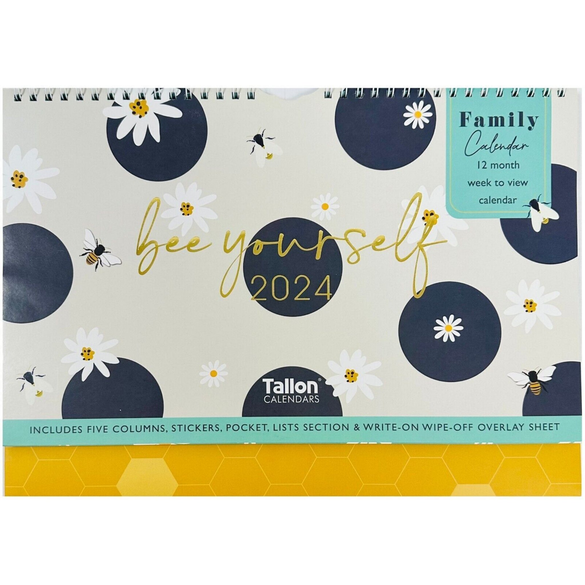 Beclen Harp 2024 Family Home Planner 5 Column Weekly Calendar Organizer With Shopping List