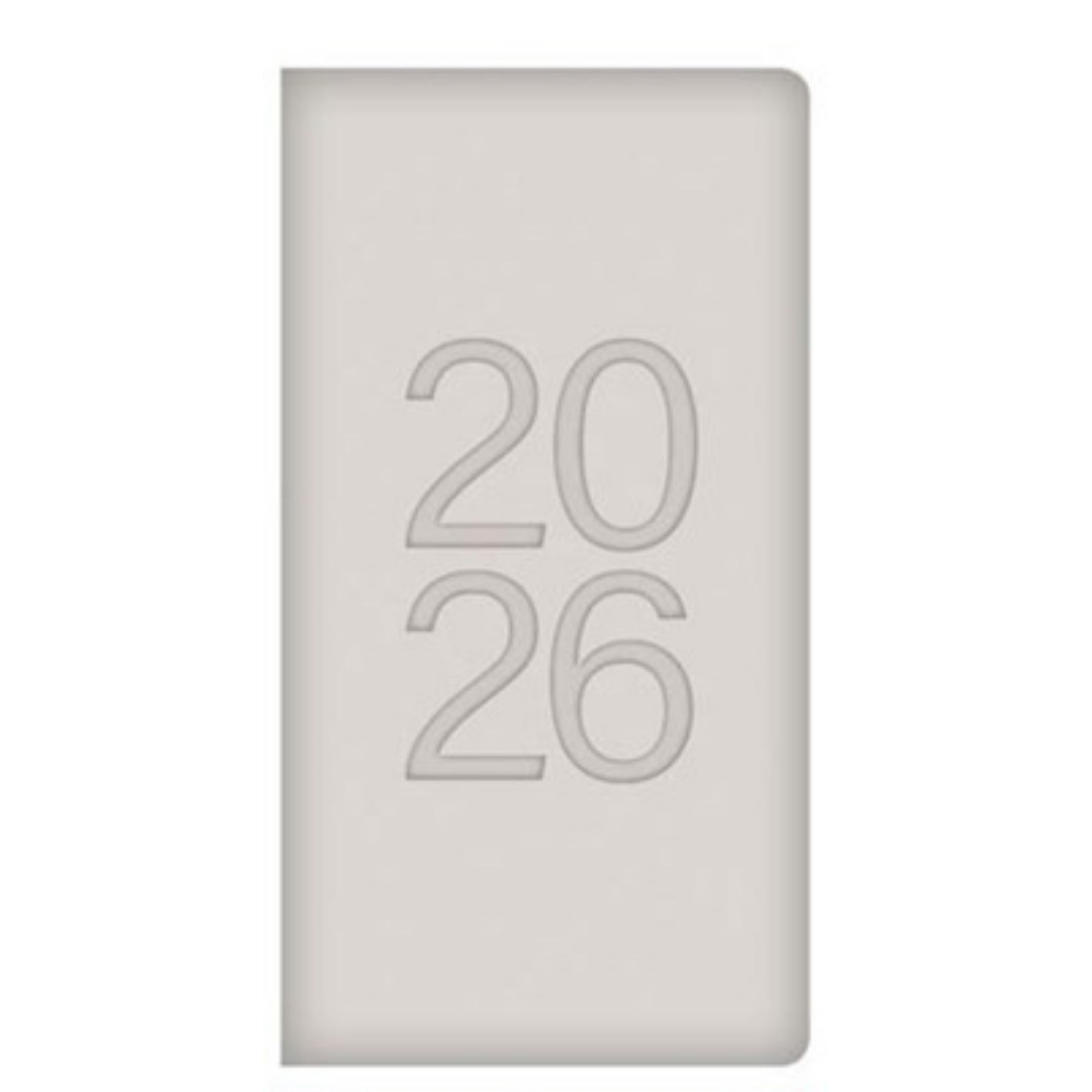 Beclen Harp 2026 SLIM Week to view Soft Fabric / Hardback Yearly Dairy Office Home School Desktop Diary Desktop School Note Date Full Year - Xmas gift