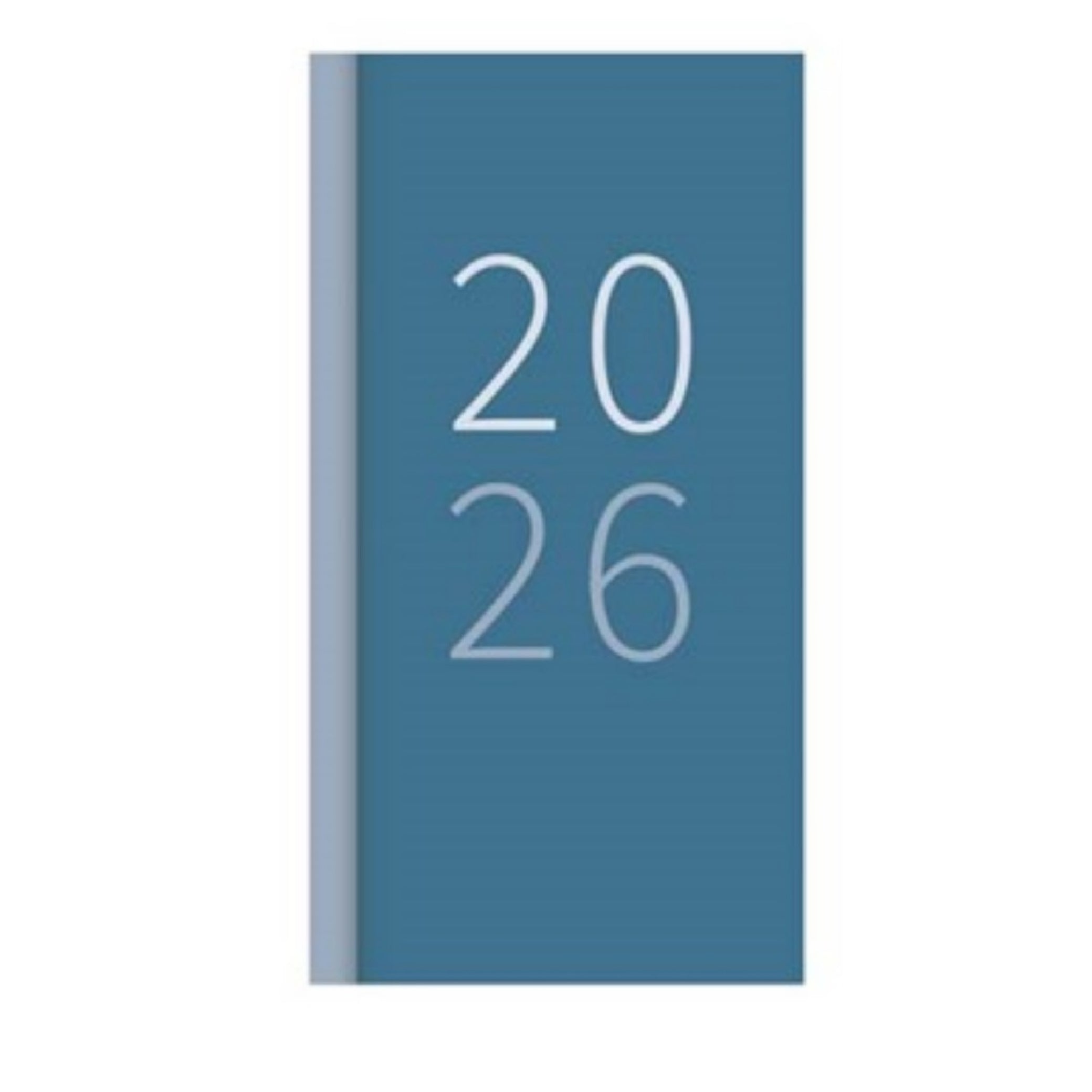 Beclen Harp 2026 SLIM Week to view Amazing 4 Bright colors Office Home School Desktop Diary Desktop School Note Date Full Year - Xmas gift