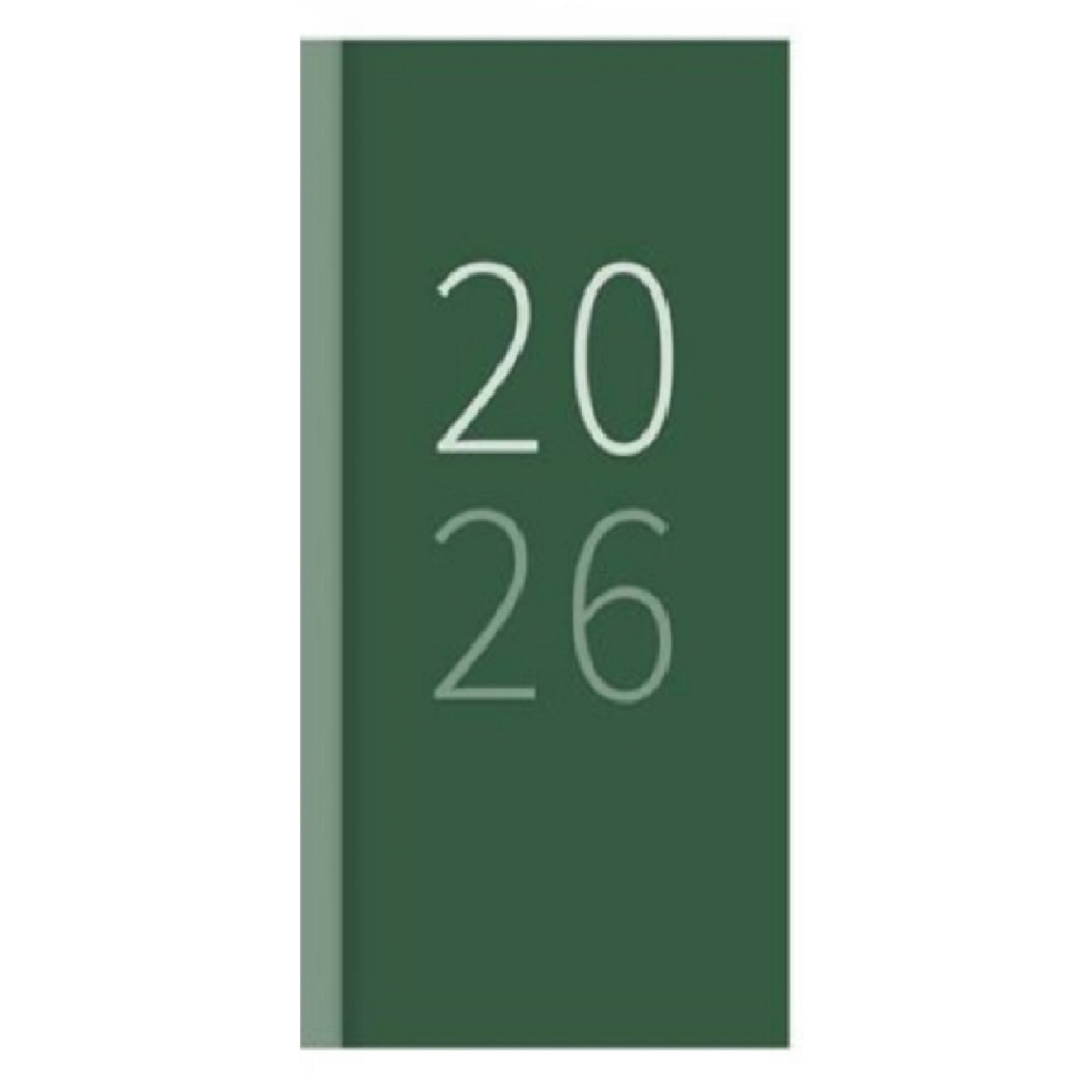 Beclen Harp 2026 SLIM Week to view Amazing 4 Bright colors Office Home School Desktop Diary Desktop School Note Date Full Year - Xmas gift