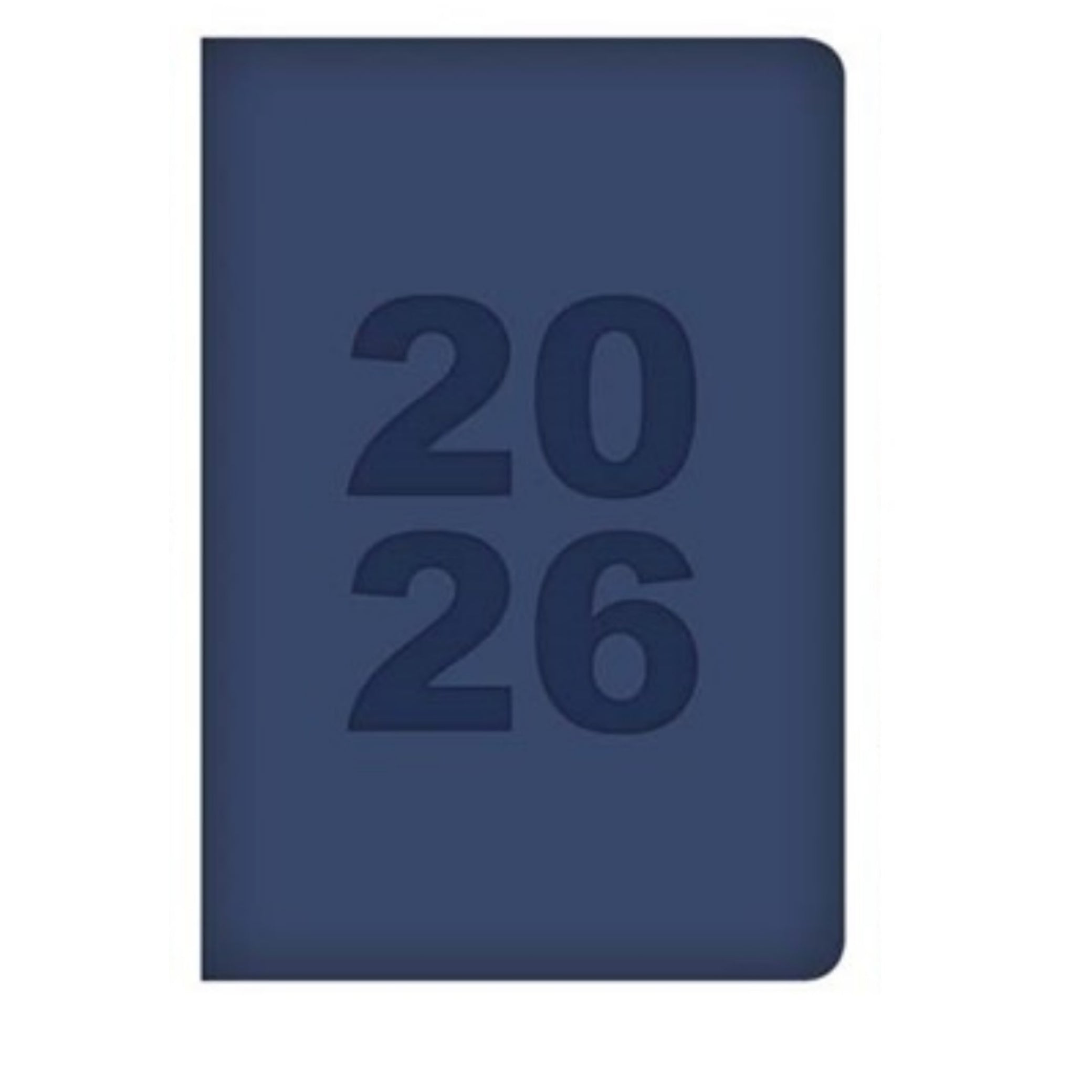 Beclen Harp 2026 Pocket Week to view Textured leather soft feel School Home Office Desktop Diary Note Date Full Year Family planner diary - Xmas gift