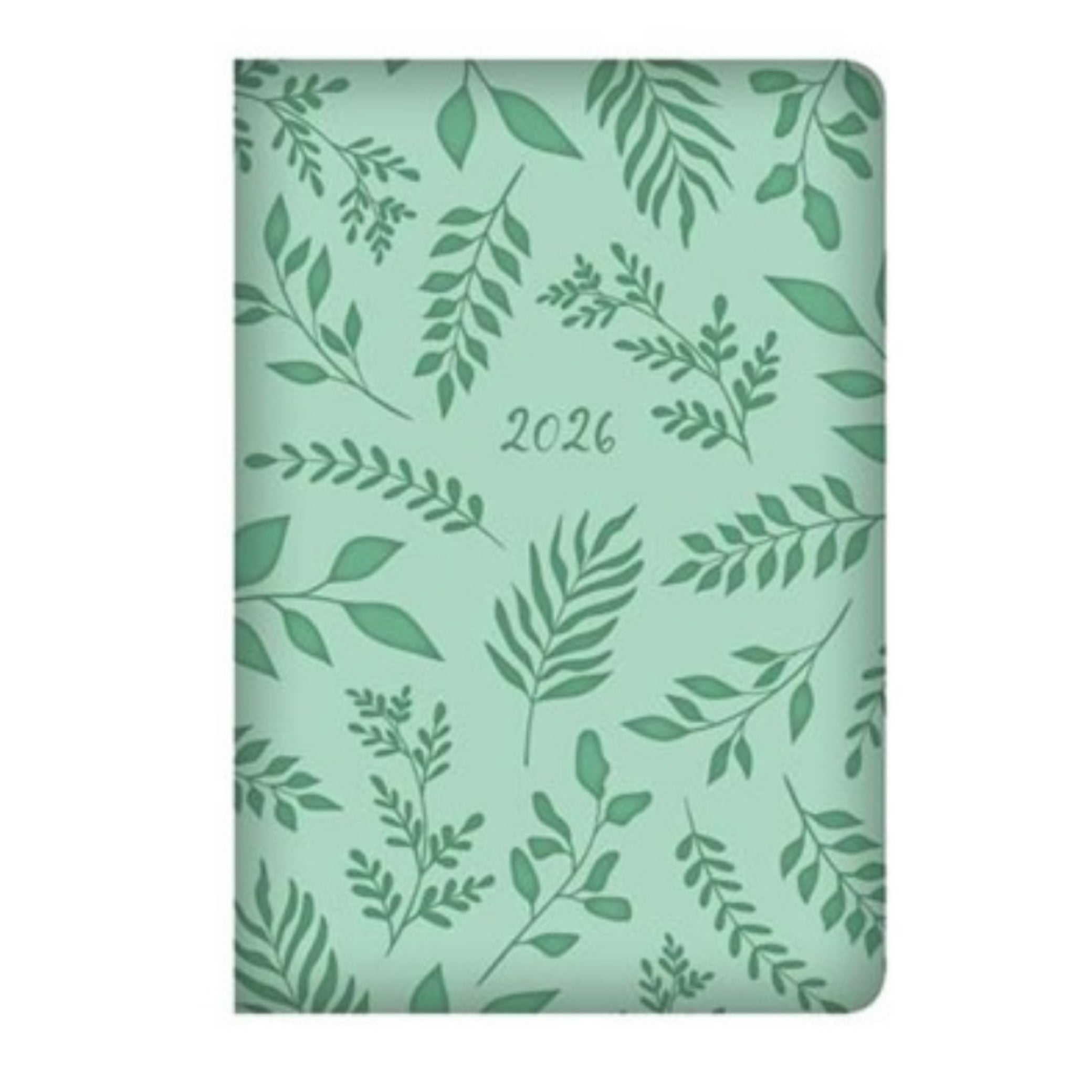 Beclen Harp 2026 Pocket Week to view Textured leather soft feel School Home Office Desktop Diary Note Date Full Year Family planner diary - Xmas gift