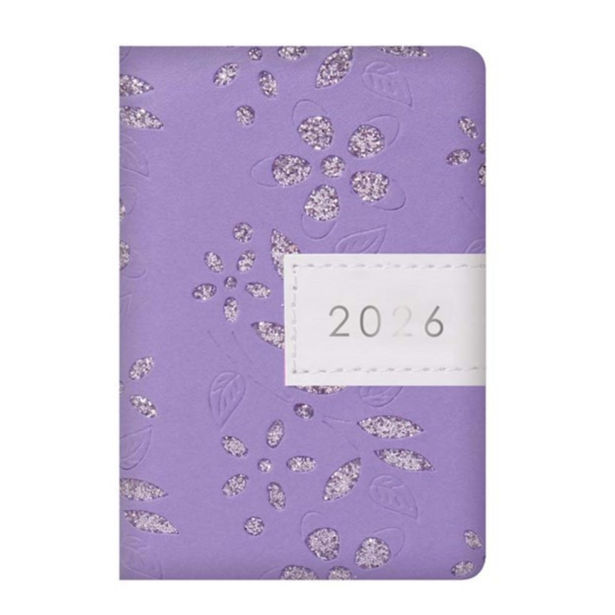 Beclen Harp 2026 Pocket Week to view Glitter theme School Home Office Desktop Diary Note Date Full Year Family planner diary - Xmas gift