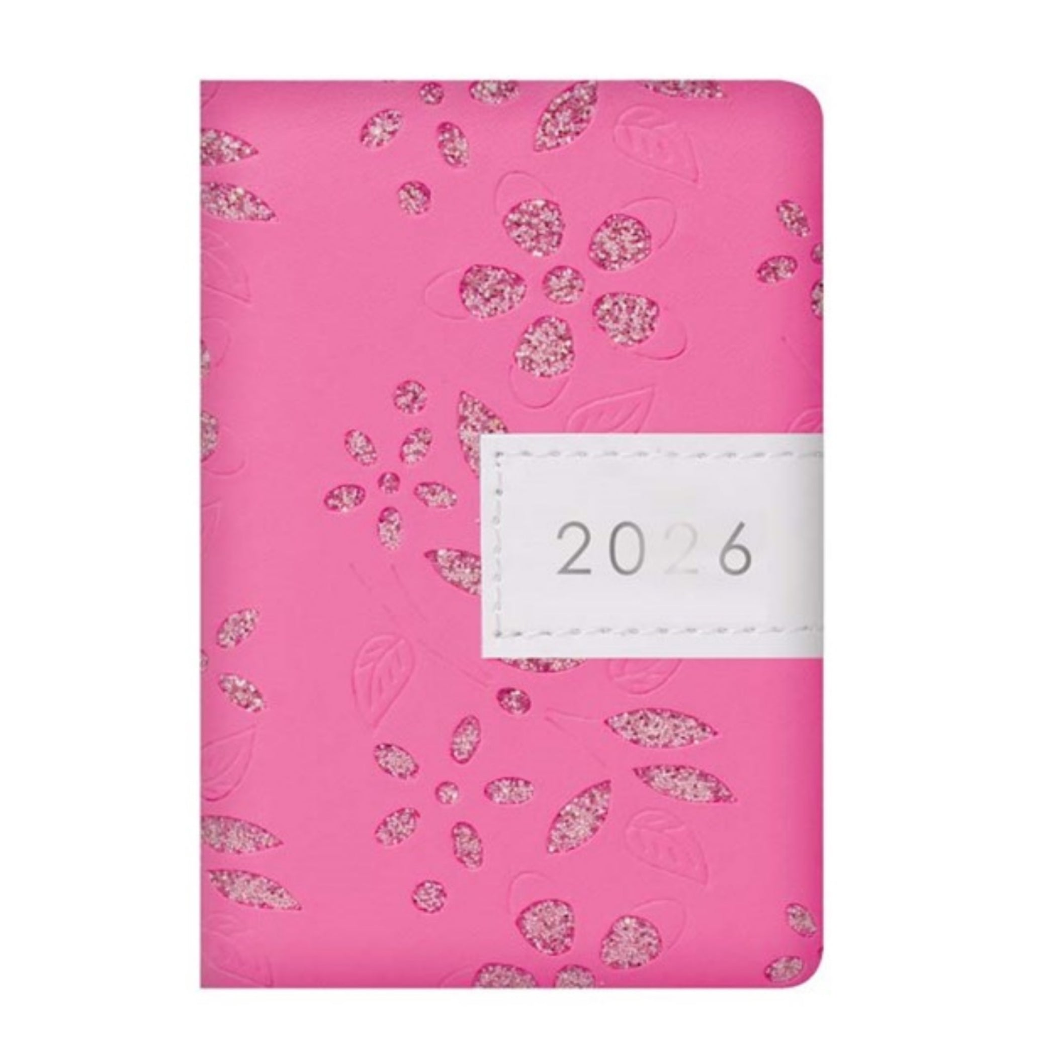 Beclen Harp 2026 Pocket Week to view Glitter theme School Home Office Desktop Diary Note Date Full Year Family planner diary - Xmas gift