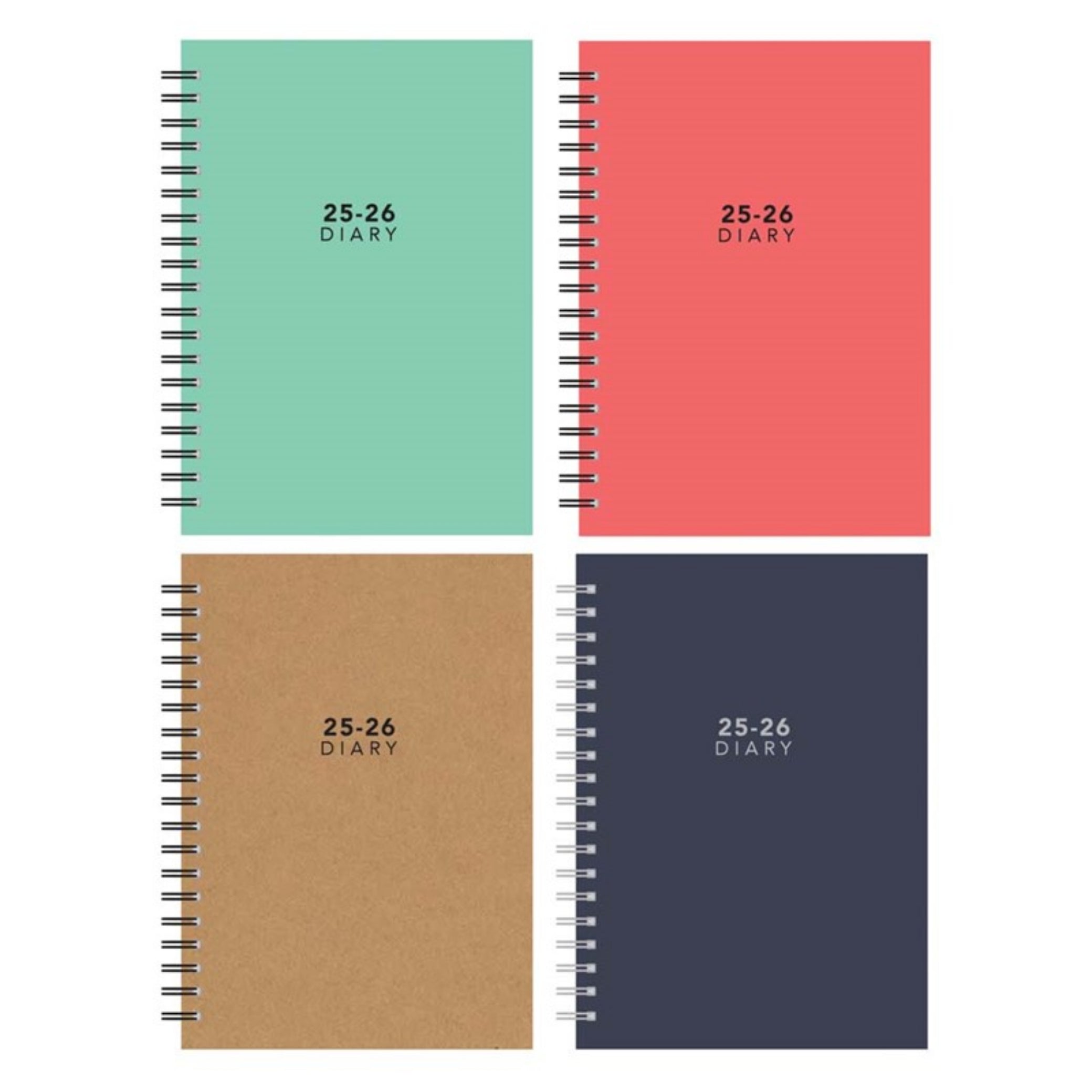 Beclen Harp 2025-26 Wiro Academic A5 Week to view hot selling Beautiful Floral Family Planner Organiser Mid-Year Hardback Office Home School Desktop Diary Desktop School Note Date Full Year - Xmas&nbsp; Easter gift