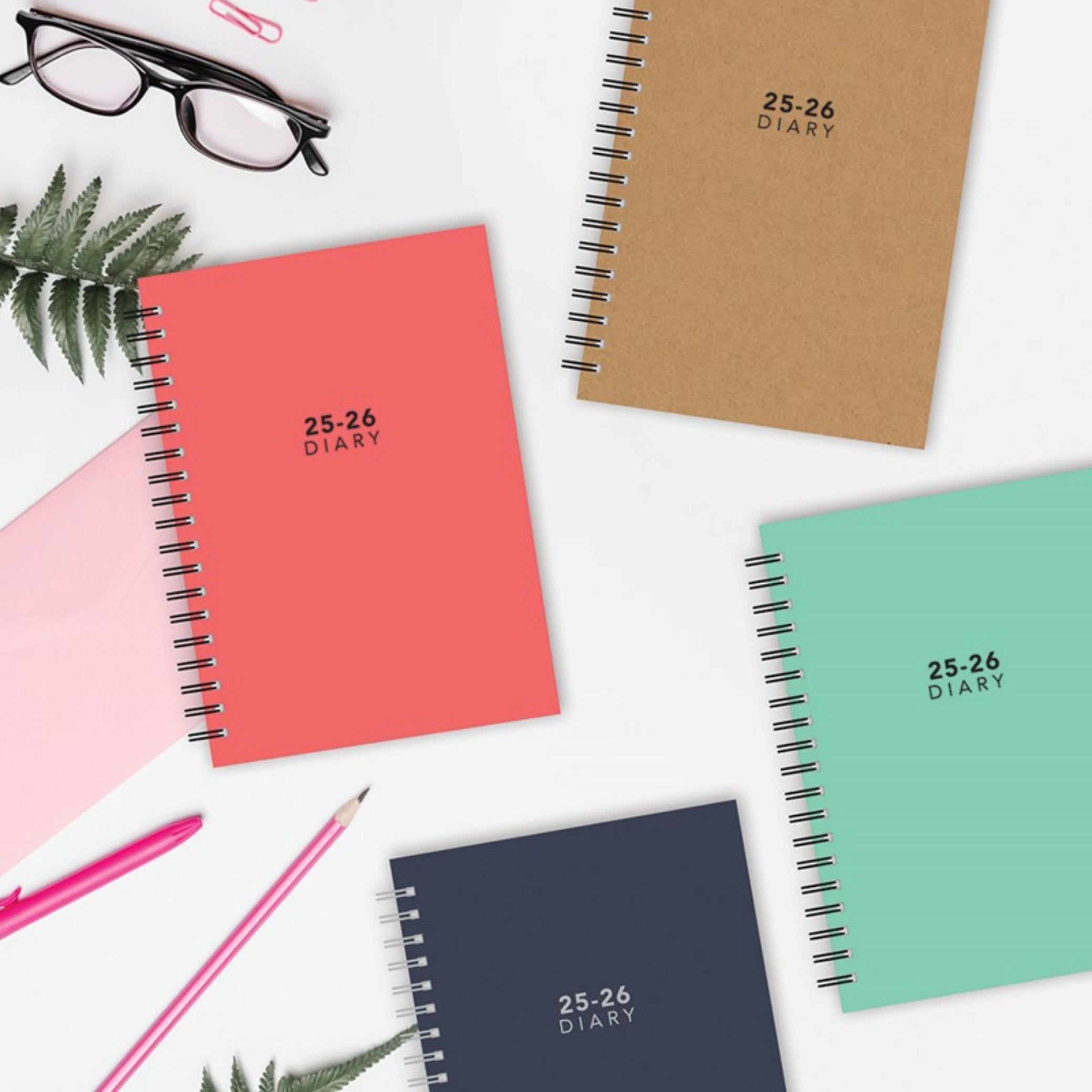 Beclen Harp 2025-26 Wiro Academic A5 Week to view hot selling Beautiful Floral Family Planner Organiser Mid-Year Hardback Office Home School Desktop Diary Desktop School Note Date Full Year - Xmas&nbsp; Easter gift