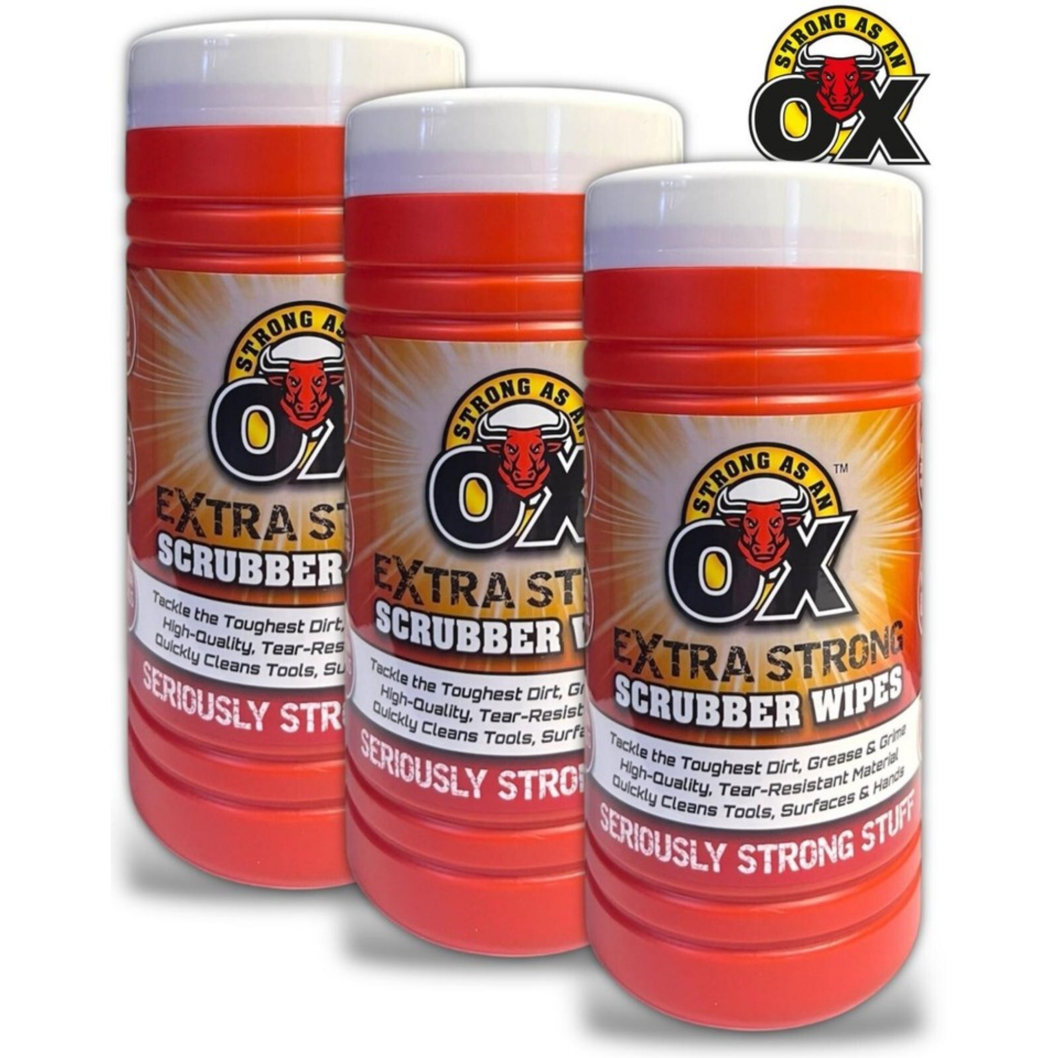 Beclen Harp OX Extra Strong Scrubber Wipes Multi Use Heavy Duty Industrial Hand Cleaning UK Free Shipping