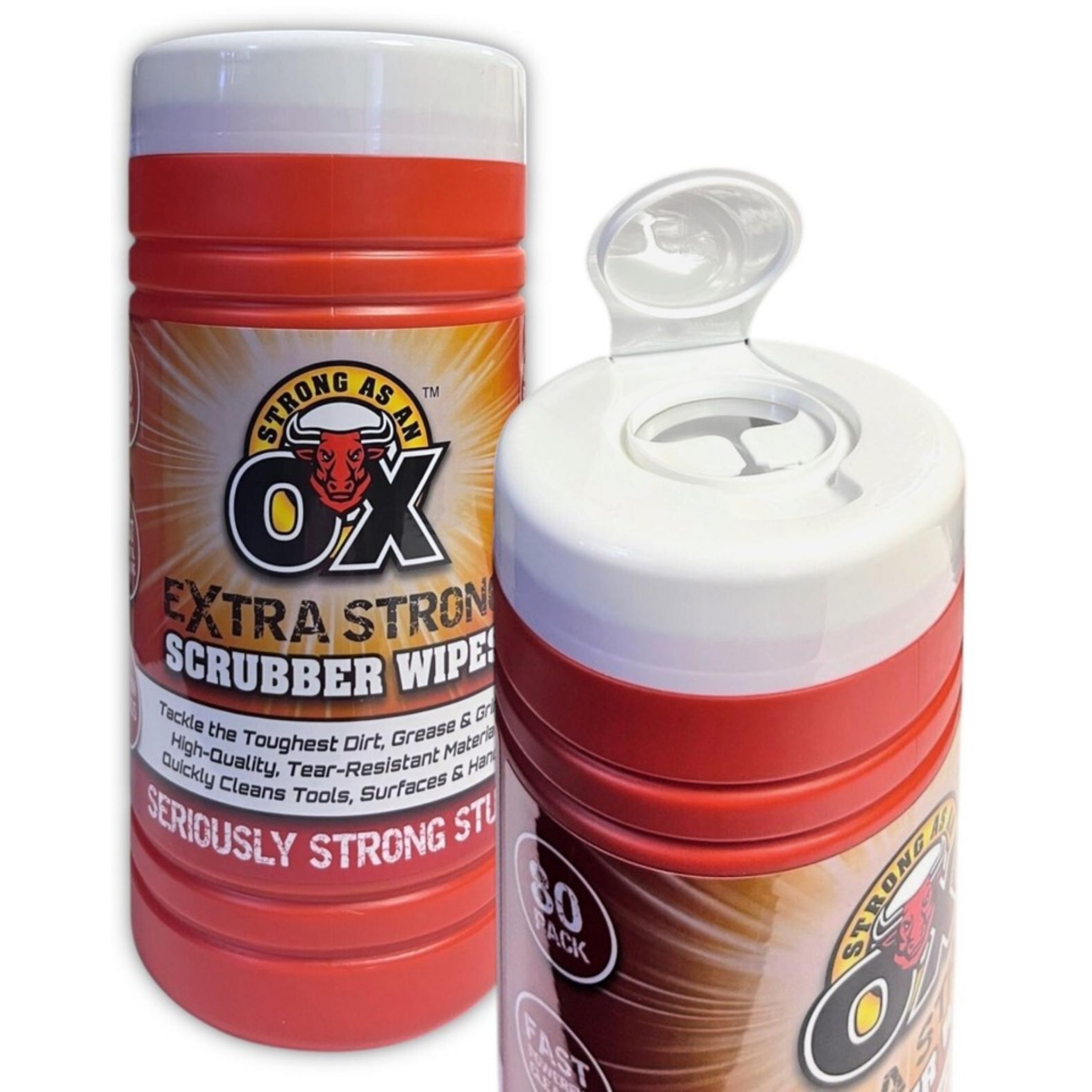Beclen Harp OX Extra Strong Scrubber Wipes Multi Use Heavy Duty Industrial Hand Cleaning UK Free Shipping