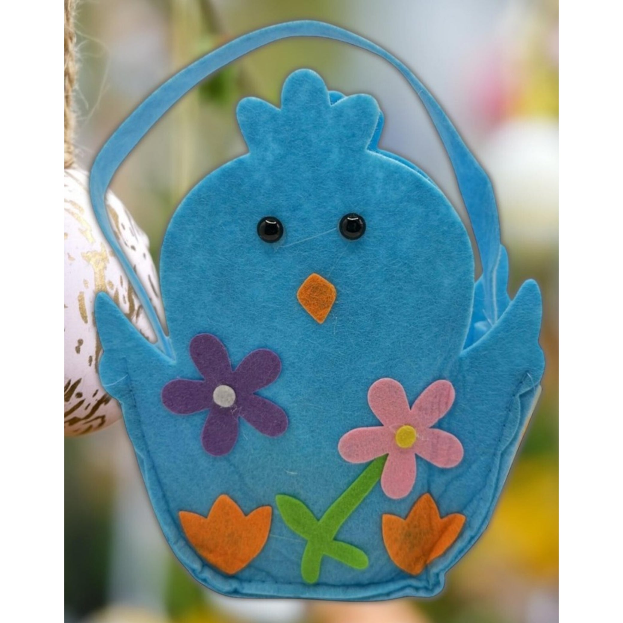 Beclen Harp 3x Easter Treat Bucket Cute Chicks Luxury Present Egg Hunt Easter Egg Gift Bag - UK Seller Ester fun