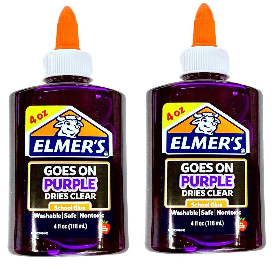 Elmers Liquid School Glue FfIiYv, Washable, 4 Ounces, 2 Count